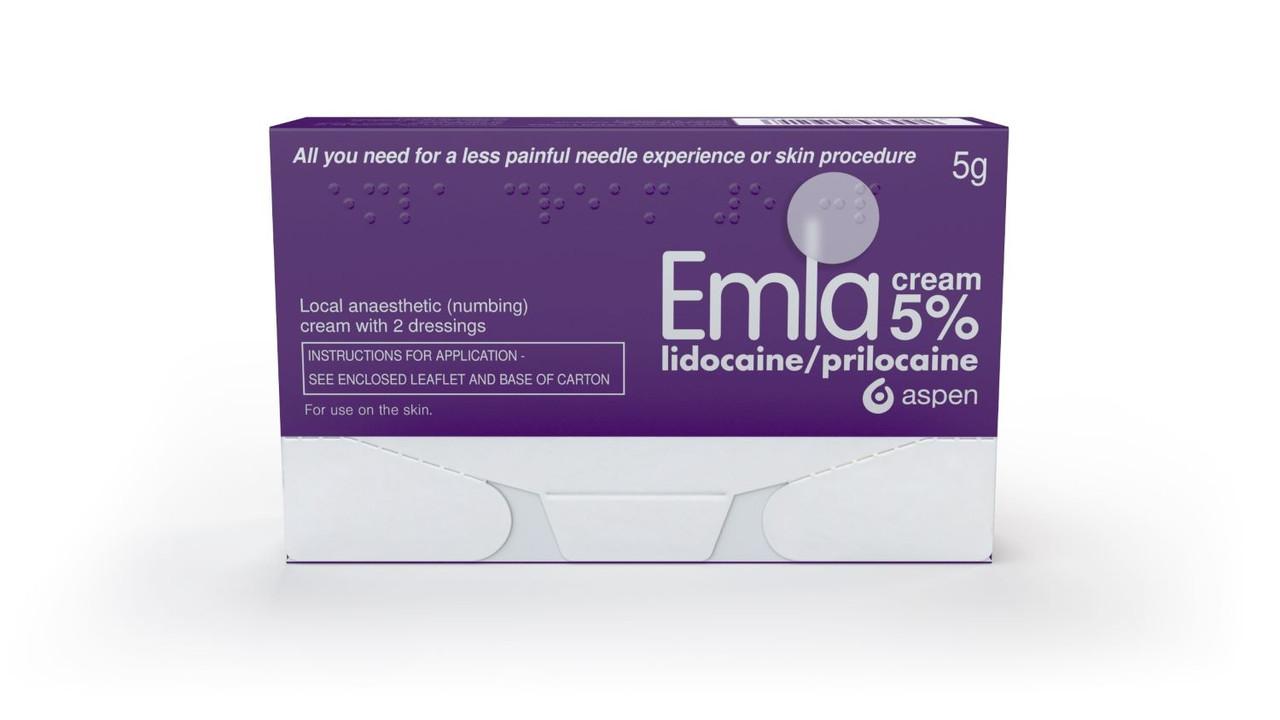 Emla Cream 5% 5g With 2 Dressings 1 Pack Image 1