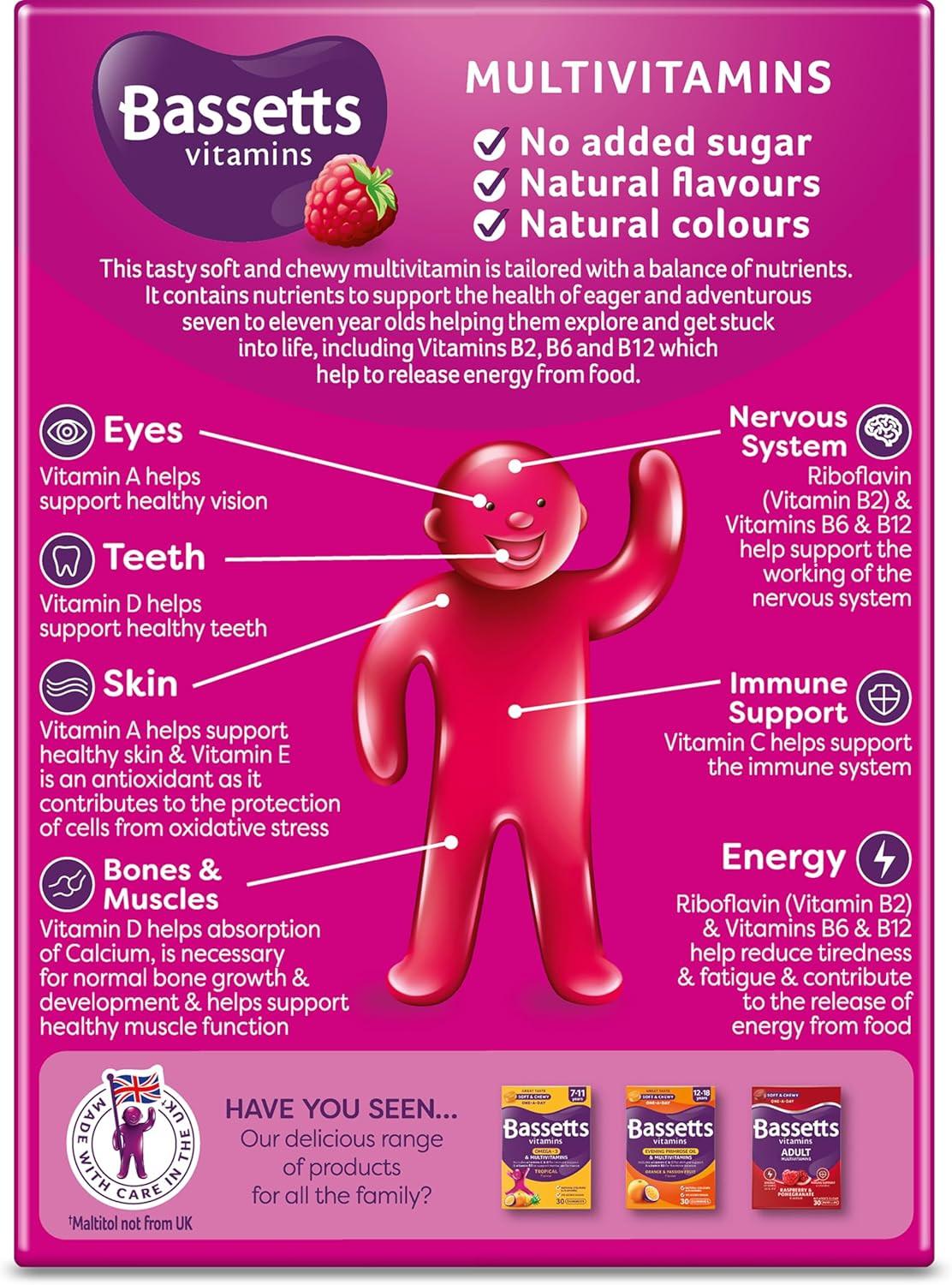 Bassetts Multivitamins For 7-11 Years Raspberry Flavour 30 Chewy Multivitamins Image https://cdn11.bigcommerce.com/s-g585yu857h/images/stencil/1280w/products/4843/38091/81Azn_W1olL._AC_SL1500___67284.1787330697.jpg1