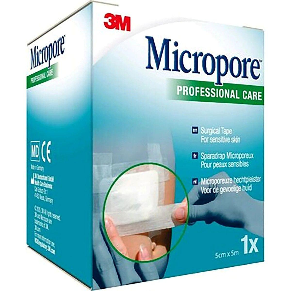3m Micropore Surgical Tape 50mm x 5m Image 1
