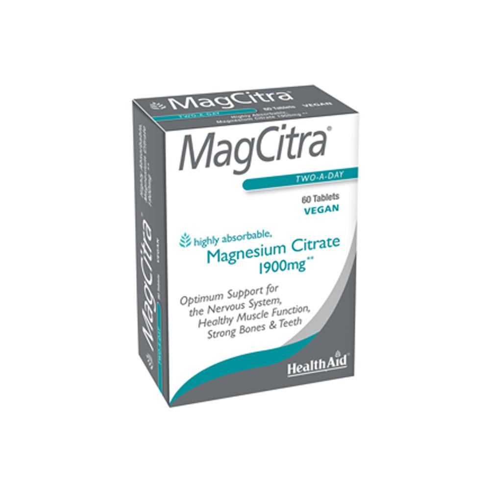 HealthAid MagCitra 60 Tablets Image 1