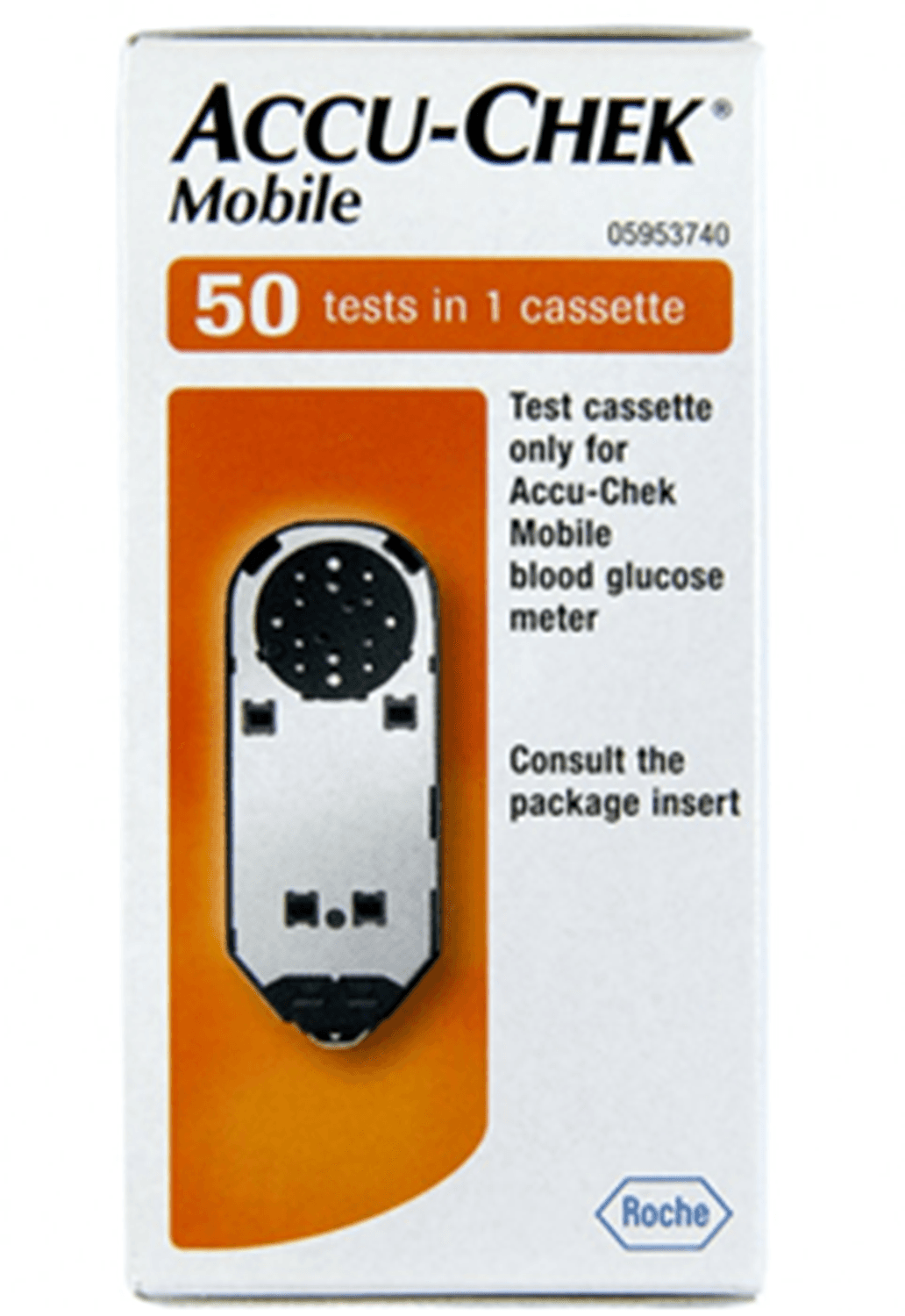 Accu-Chek Mobile Blood Glucose 50 Tests in 1 Cassette Image 1
