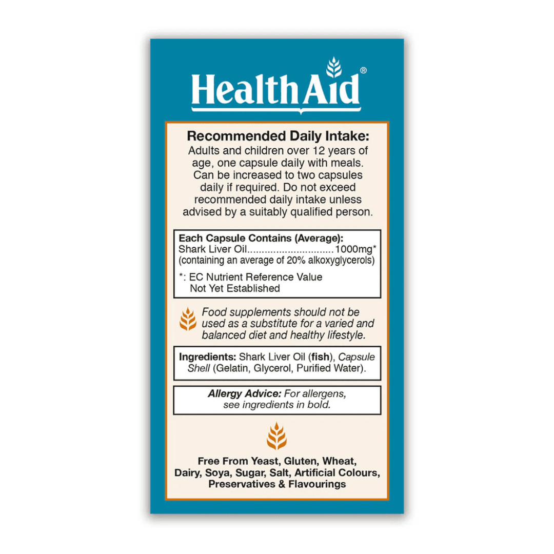 HealthAid Immutone Shark Liver Oil 1000mg 30 Capsules Image https://cdn11.bigcommerce.com/s-g585yu857h/images/stencil/1280w/products/4902/16965/Products_resized_1__59452.1782823843.png1