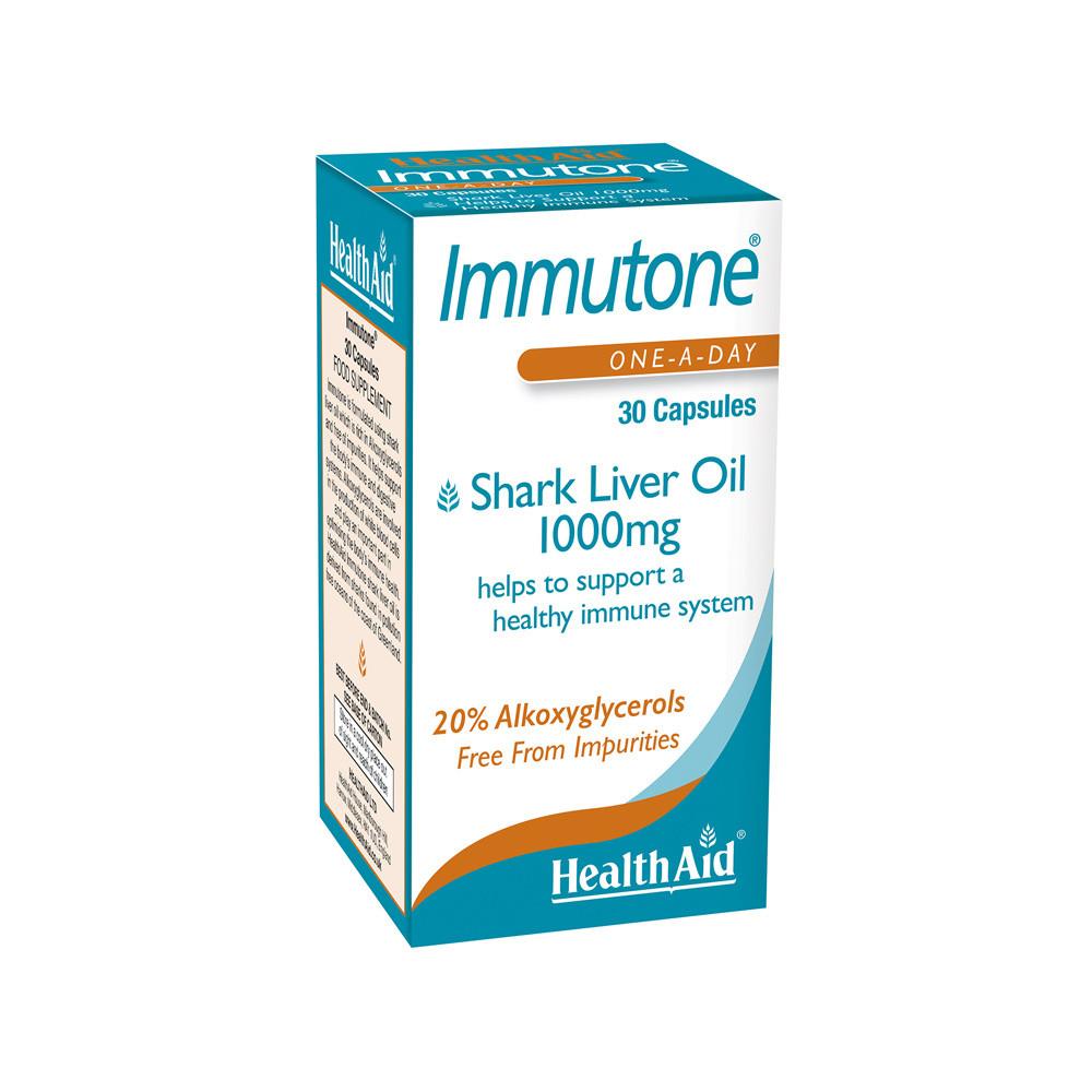 HealthAid Immutone Shark Liver Oil 1000mg 30 Capsules Image 1