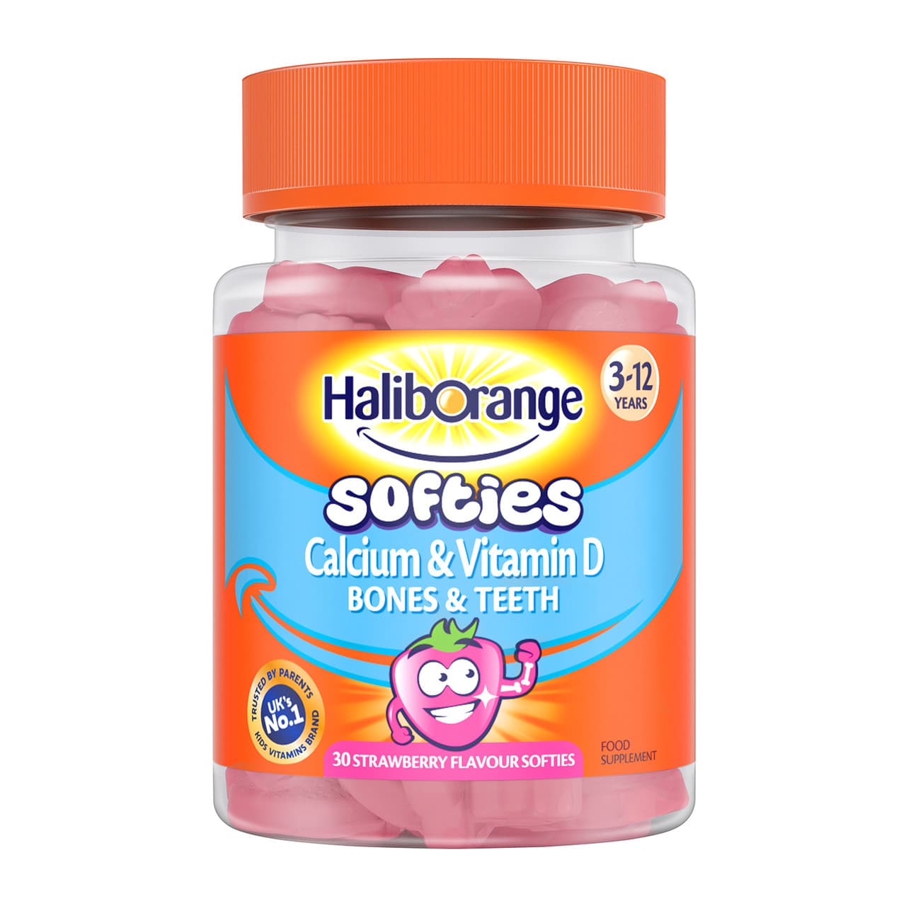 Haliborange Calcium & Vitamin D 30 Softies Image 1