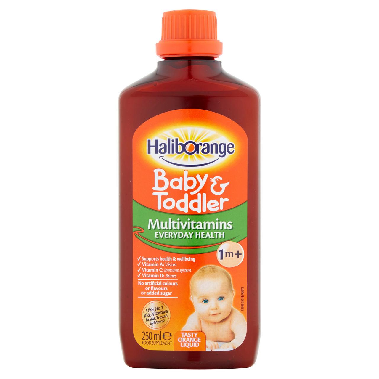 Haliborange Baby & Toddler Multivitamin Liquid 250ml Image 1