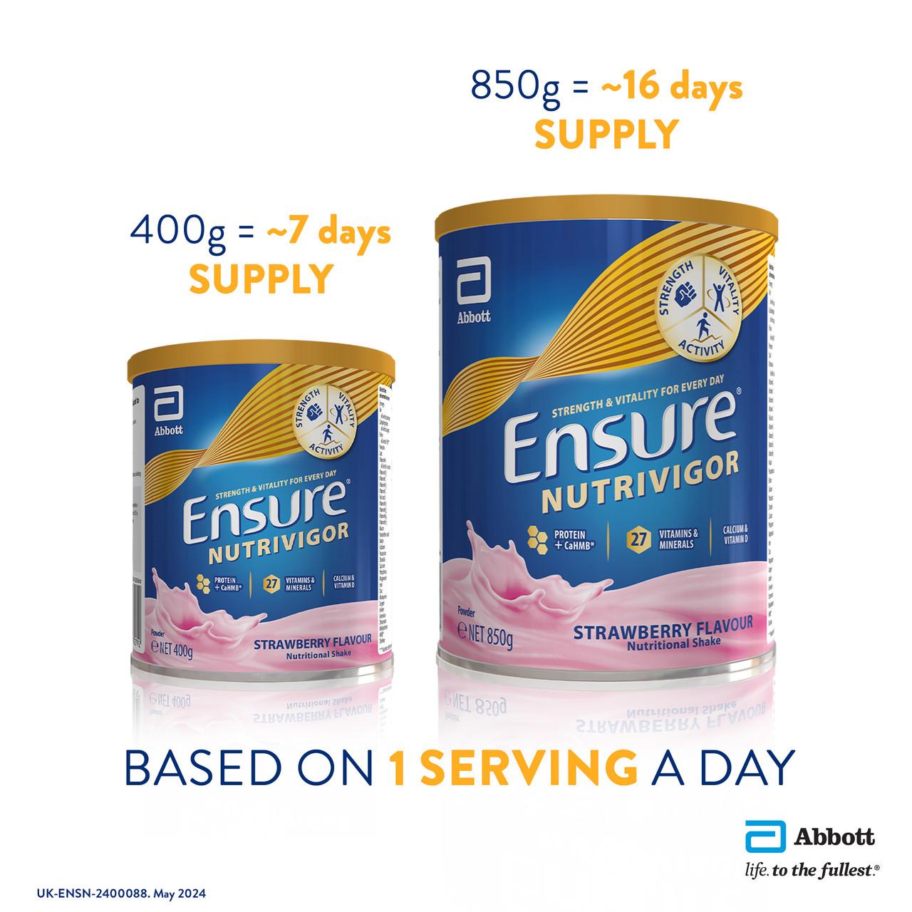 Ensure NutriVigor Shake Strawberry Flavour 400g Image https://cdn11.bigcommerce.com/s-g585yu857h/images/stencil/1280w/products/4932/15931/151179_IMAGE_3__03704.1782823858.jpg1