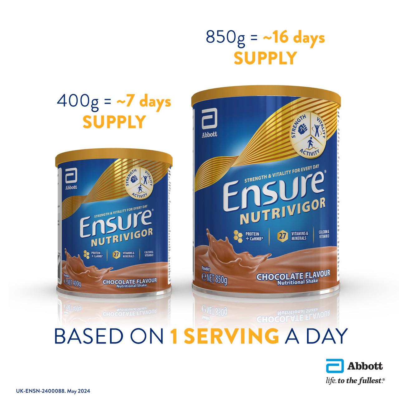 Ensure NutriVigor Shake Chocolate Flavour 400g Image https://cdn11.bigcommerce.com/s-g585yu857h/images/stencil/1280w/products/4933/15910/150727_IMAGE_3__35791.1782824157.jpg1