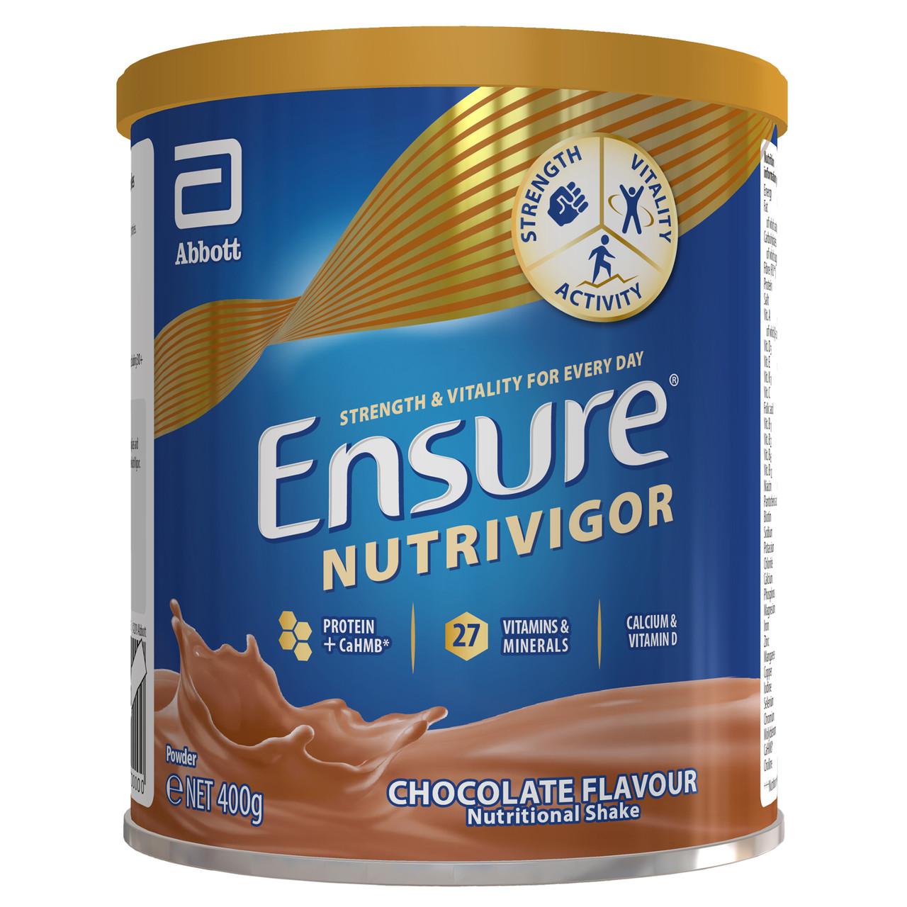 Ensure NutriVigor Shake Chocolate Flavour 400g Image 1