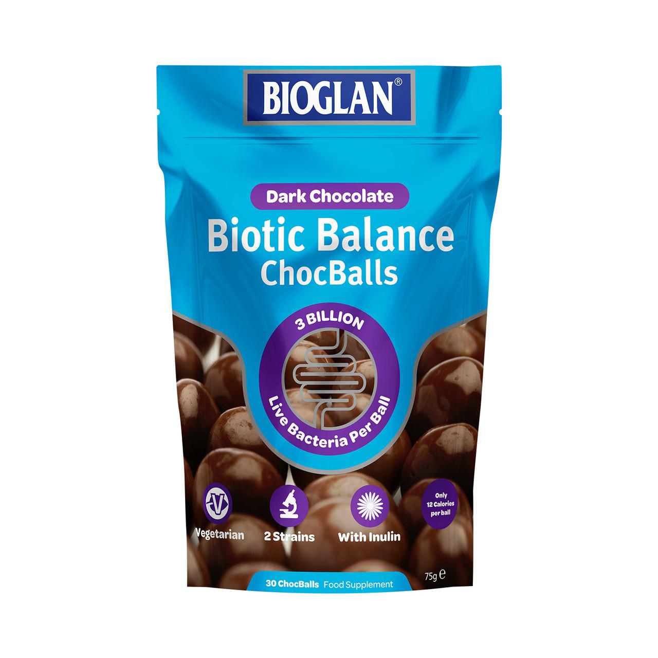 Bioglan Biotic Balance Dark Choc Balls 75g Image 1