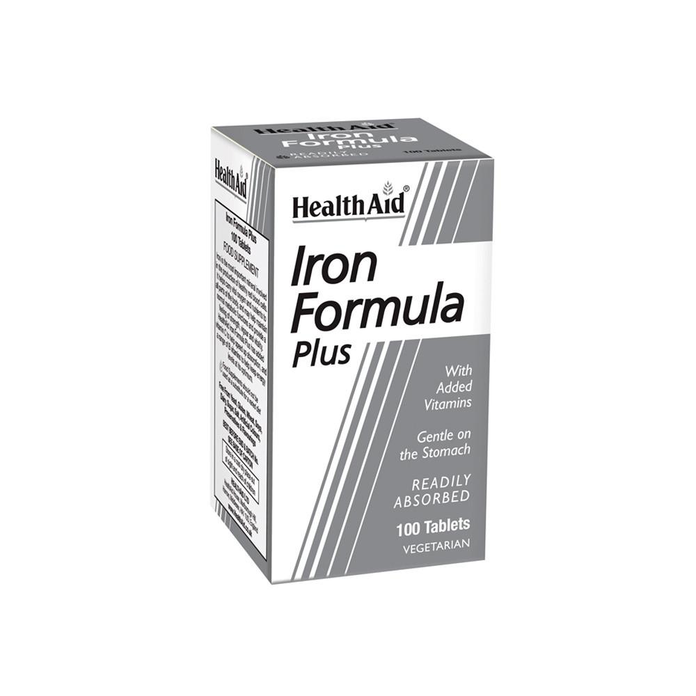 HealthAid Iron Formula Plus 100 Tablets Image 1