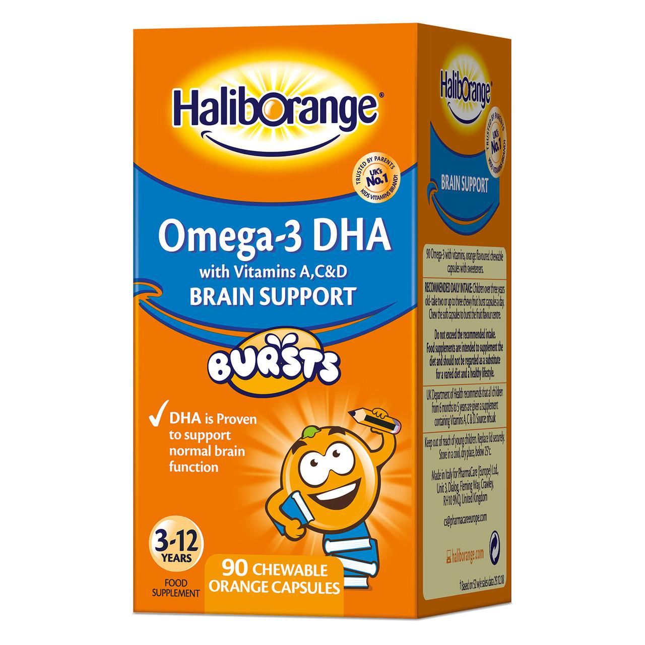 Haliborange Omega 3 DHA Brain Support Burst Orange 90 Capsules Image https://cdn11.bigcommerce.com/s-g585yu857h/images/stencil/1280w/products/4980/9465/Haliborange-Omega-3-DHA-Brain-Support-Burst-Capsules-Orange__85790__35543.1740668083.jpg1