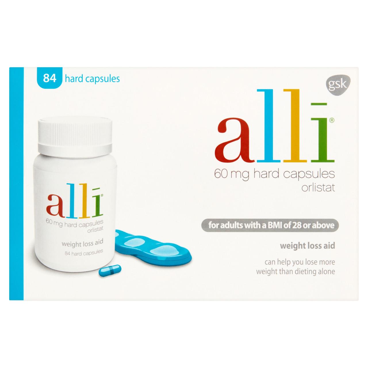 Alli Capsules 60mg 84 Capsules Image 1