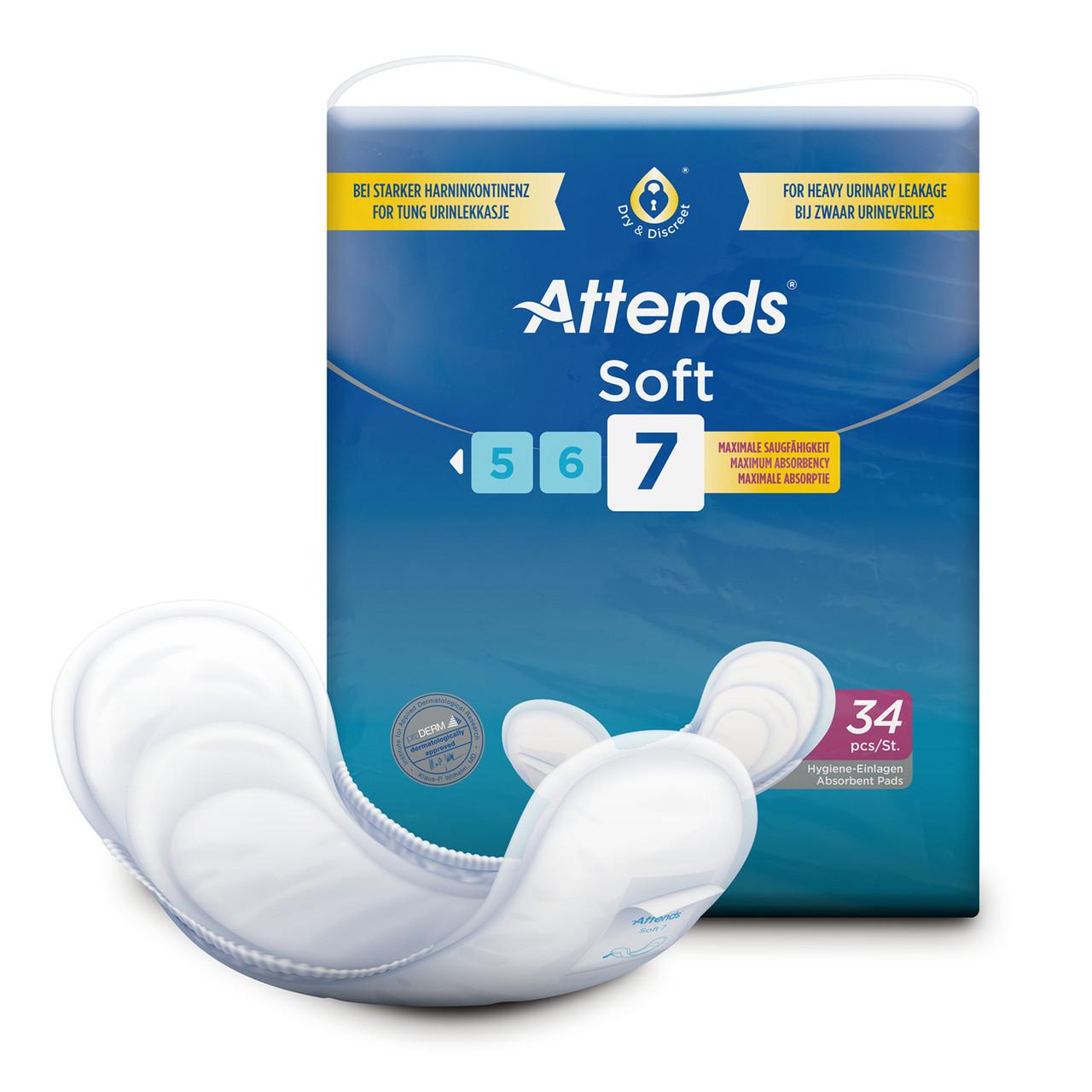 Attends Soft Pads 7 34 Pack Image 1