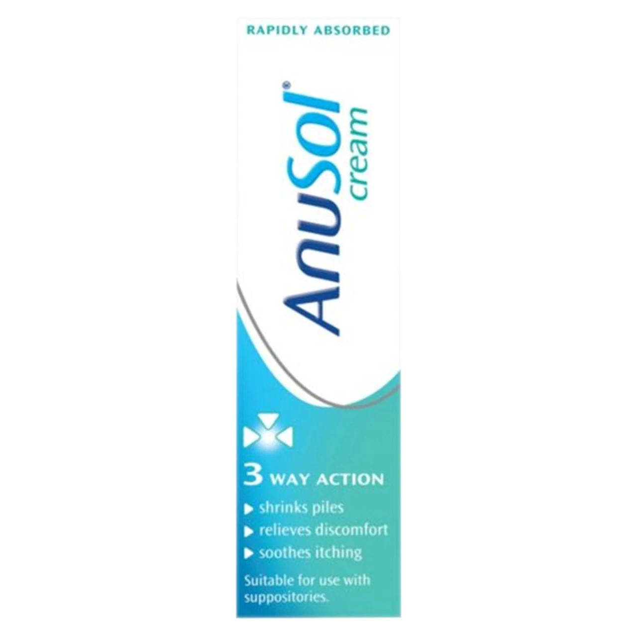 Anusol Cream for Hemorrhoids and Piles Treatment 43g Image 1