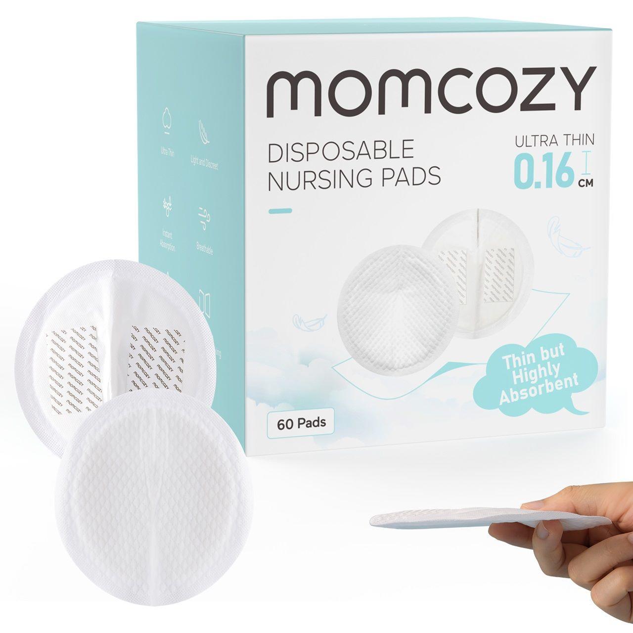 Momcozy Ultra-Thin Disposable Nursing Pads 60 Pads Image 1