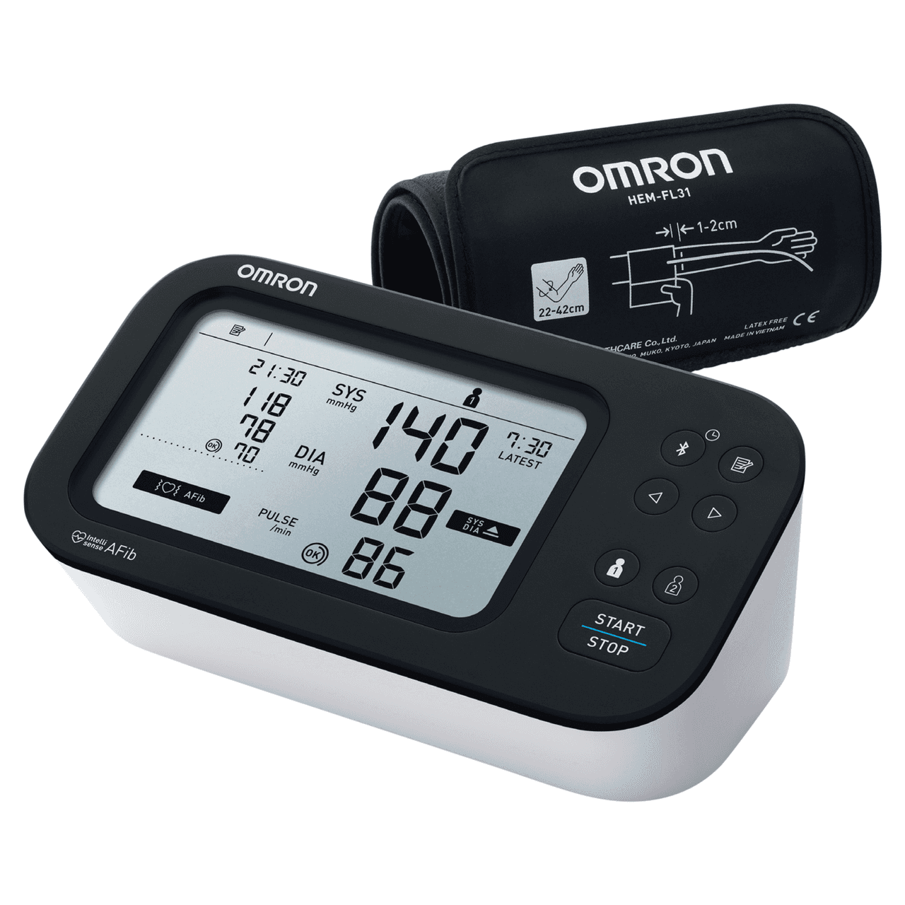 Omron M7 Intelli IT AFib Blood Pressure Monitor Image https://cdn11.bigcommerce.com/s-g585yu857h/images/stencil/1280w/products/5327/16963/0155346__13484.1754575533.png1