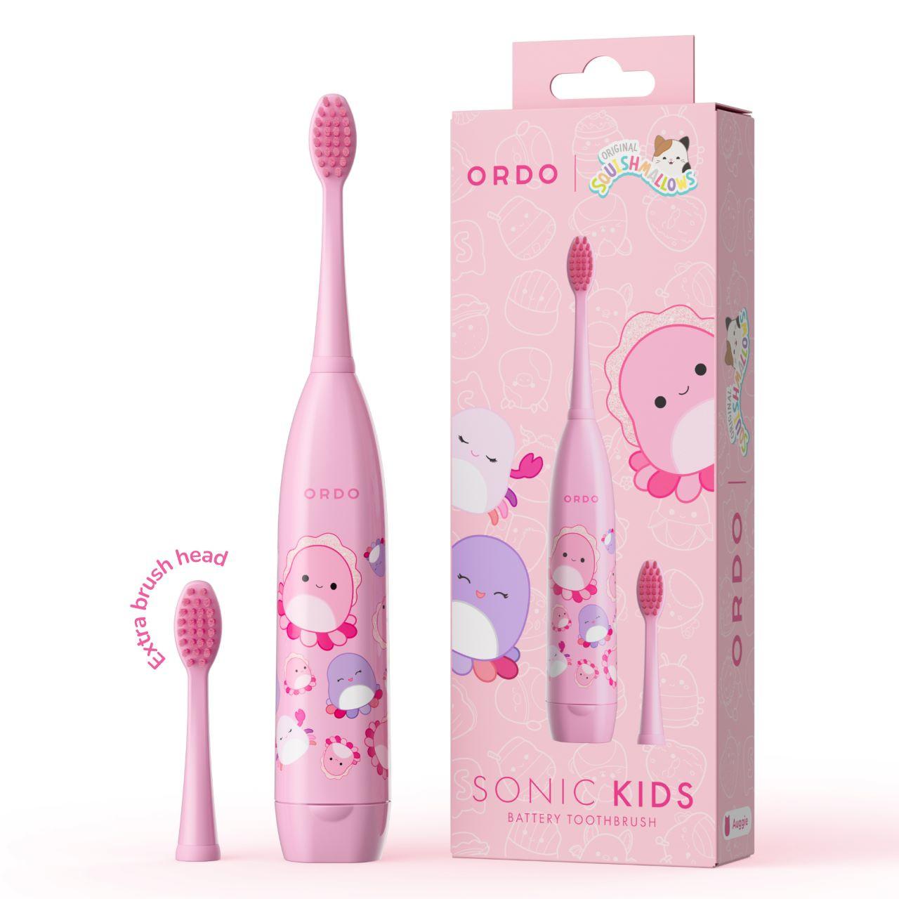 Ordo Sonic Kids Battery Toothbrush - Squishmallows Auggie Image 1