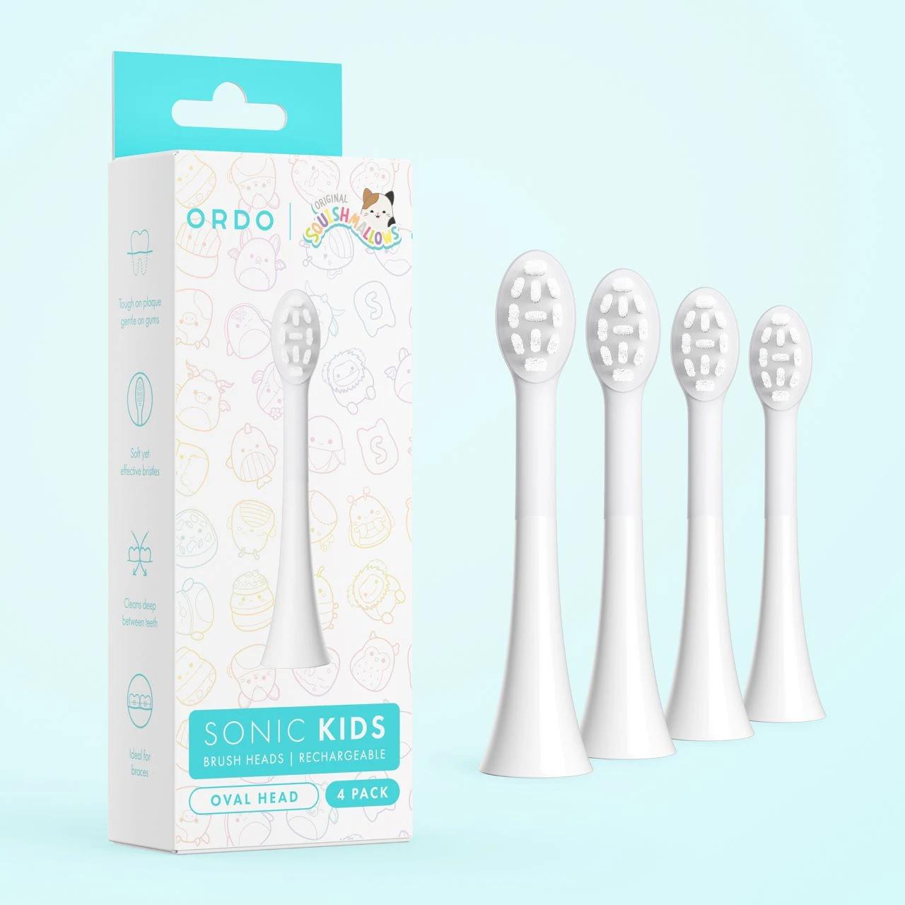 Ordo Sonic Kids Rechargeable Brush Heads - White Image 1