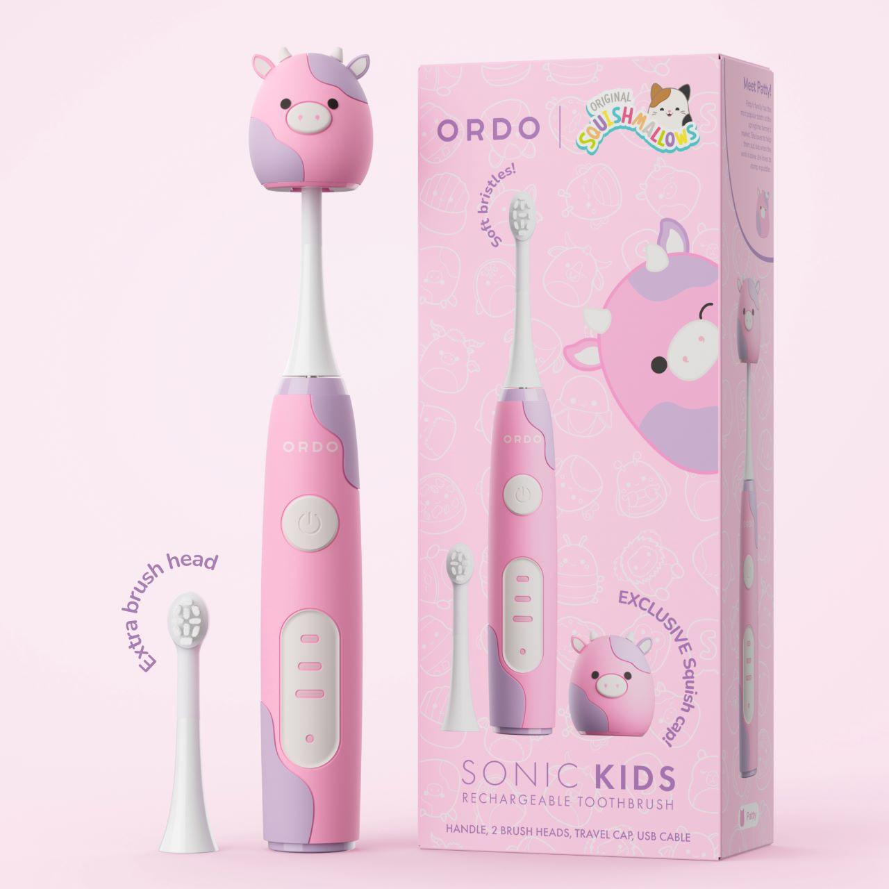 Ordo Sonic Kids Rechargeable Toothbrush - Squishmallows Patty Image 1