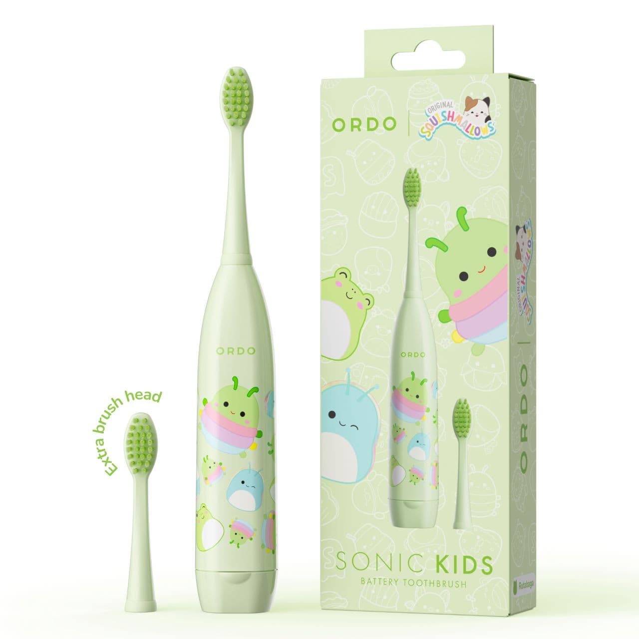 Ordo Sonic Kids Battery Toothbrush - Squishmallows Rutabaga Image 1