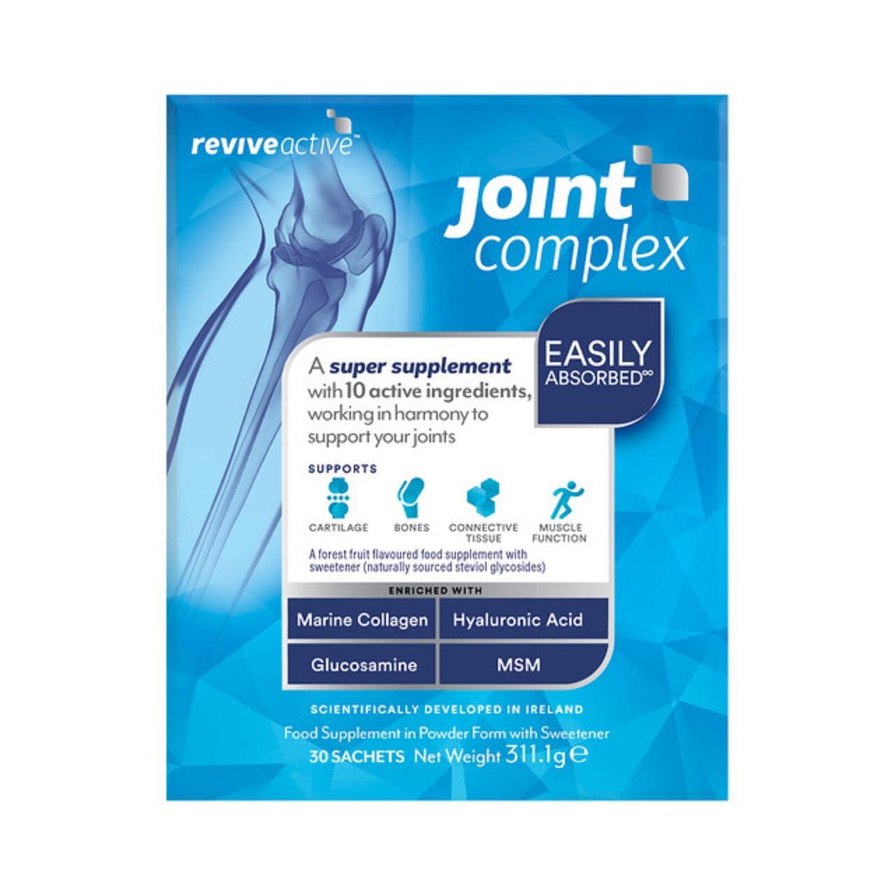 Revive Active Joint Complex Supplement Forest Fruits Flavour 30 Day Pack Image 1