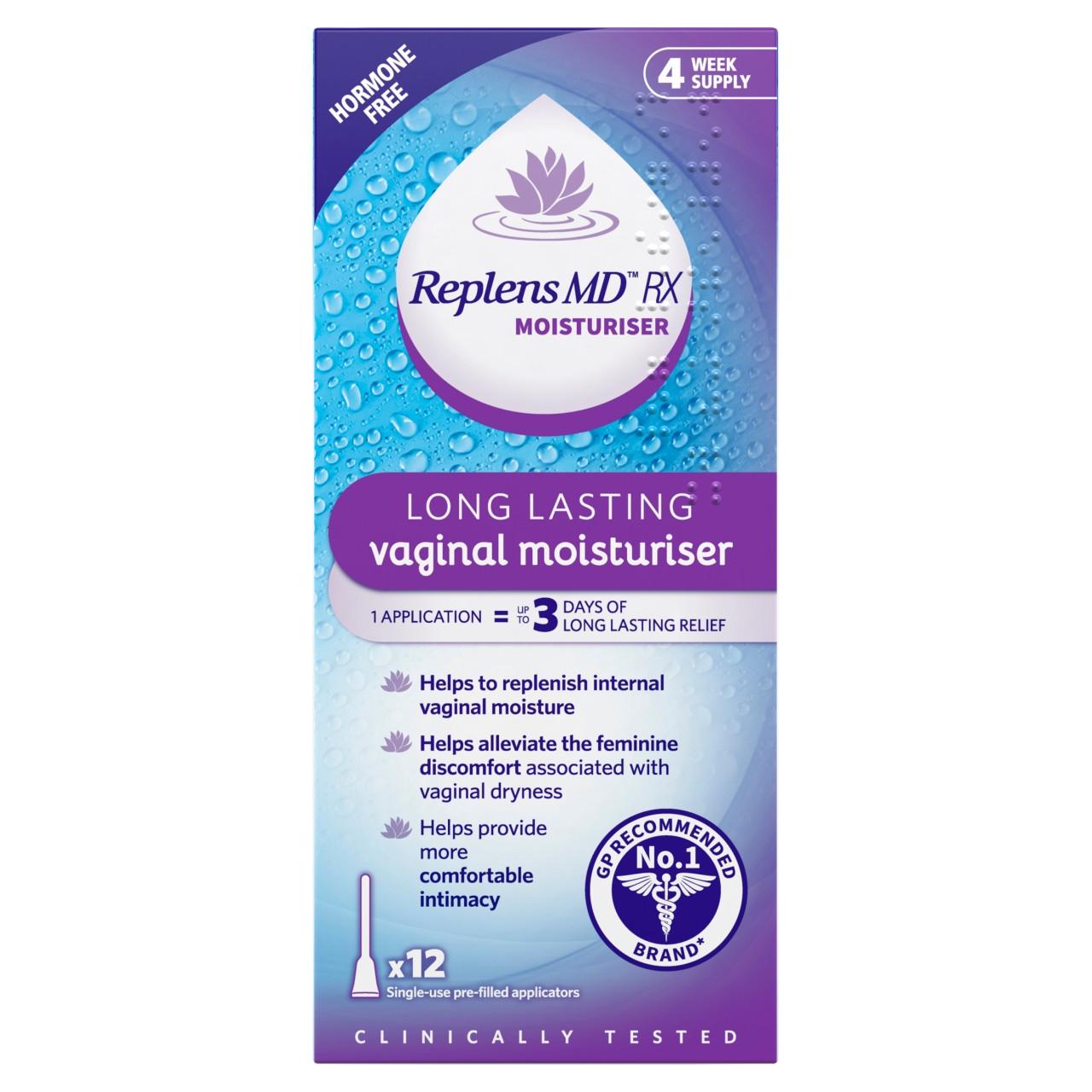 Replens MD Vaginal Moisturiser Pre-Filled Applicators Image 1