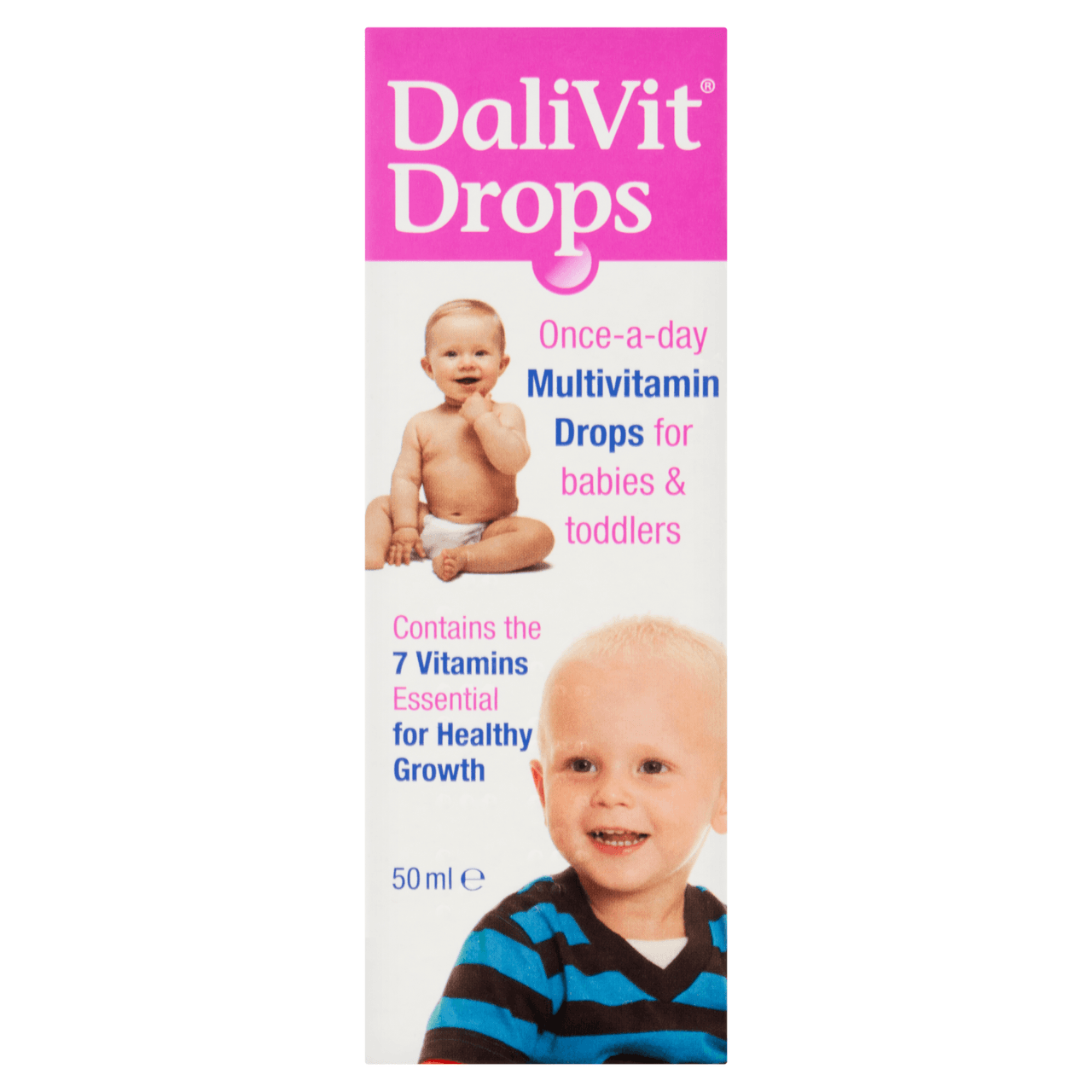 DaliVit Drops Multivitamin Drops for Babies & Toddlers 50ml Image 1