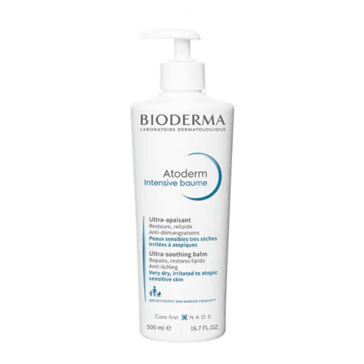 Bioderma Atoderm Intensive Balm Emollient Cream, For Very Dry And Itchy Skin Prone To Eczema 500ml Image 1