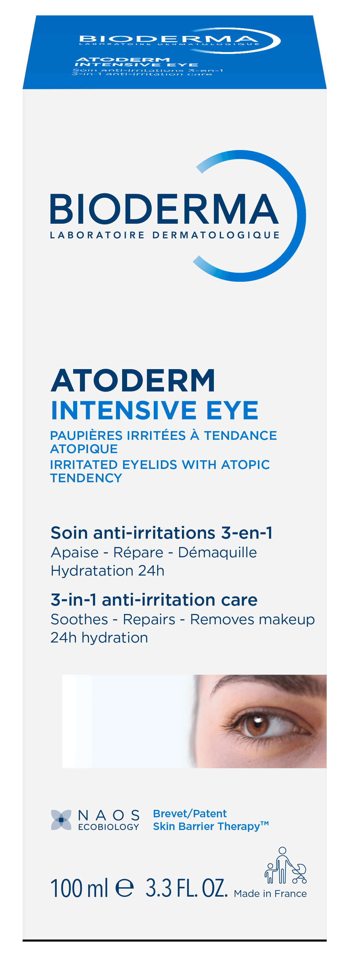 Bioderma Atoderm Intensive Eye Cream For Very Dry, Itchy Skin Prone To Eczema 100ml Image 1