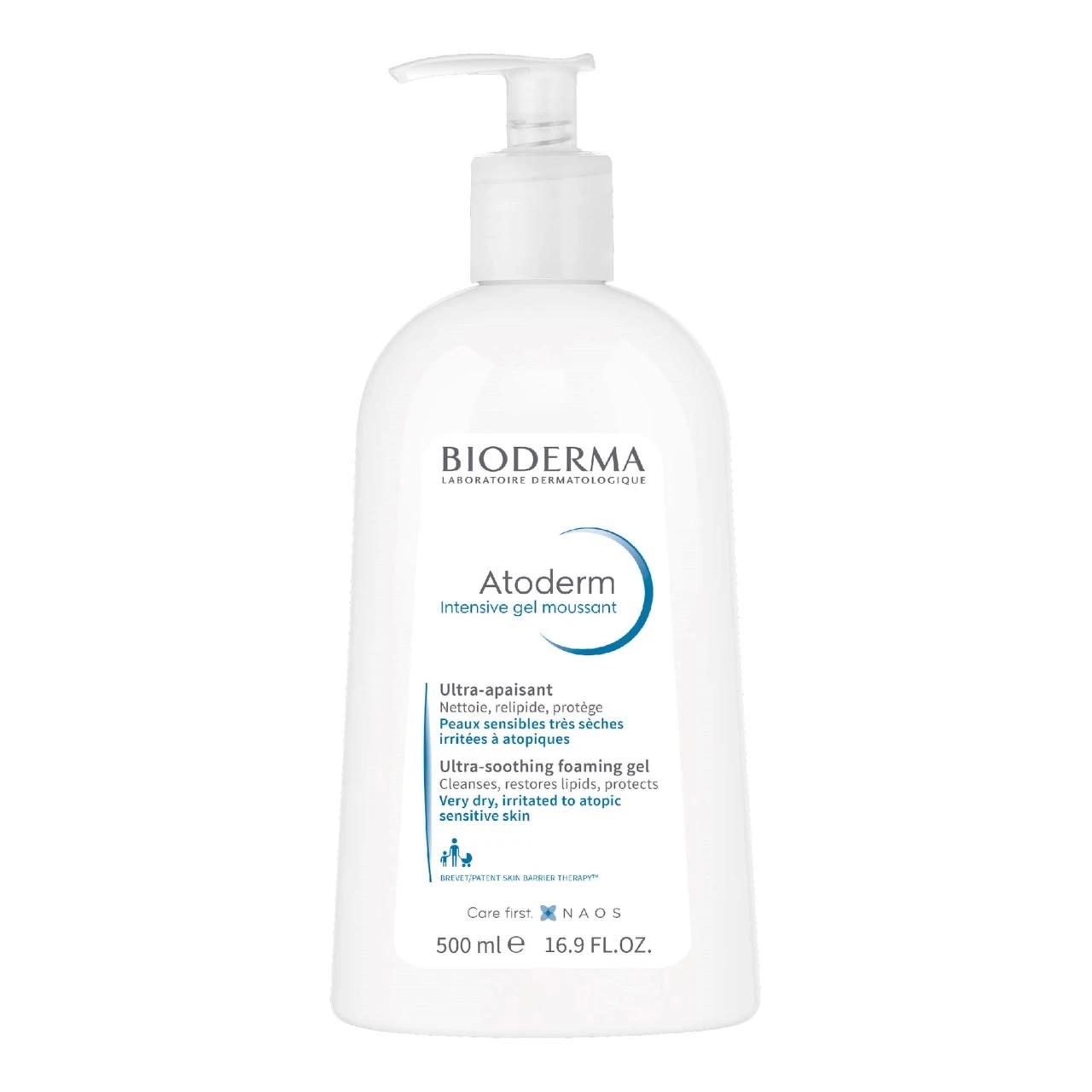 Bioderma Atoderm Intensive Foaming Gel Ultra-Soothing & Unfragranced Body Wash 500ml Image 1