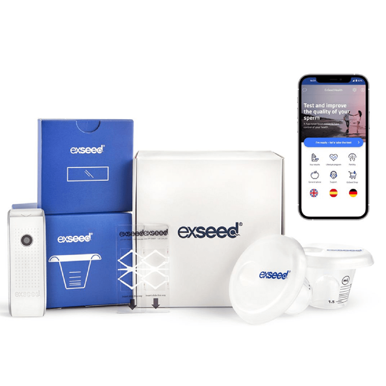 ExSeed Home Sperm Test Kit 2 Tests Image 1