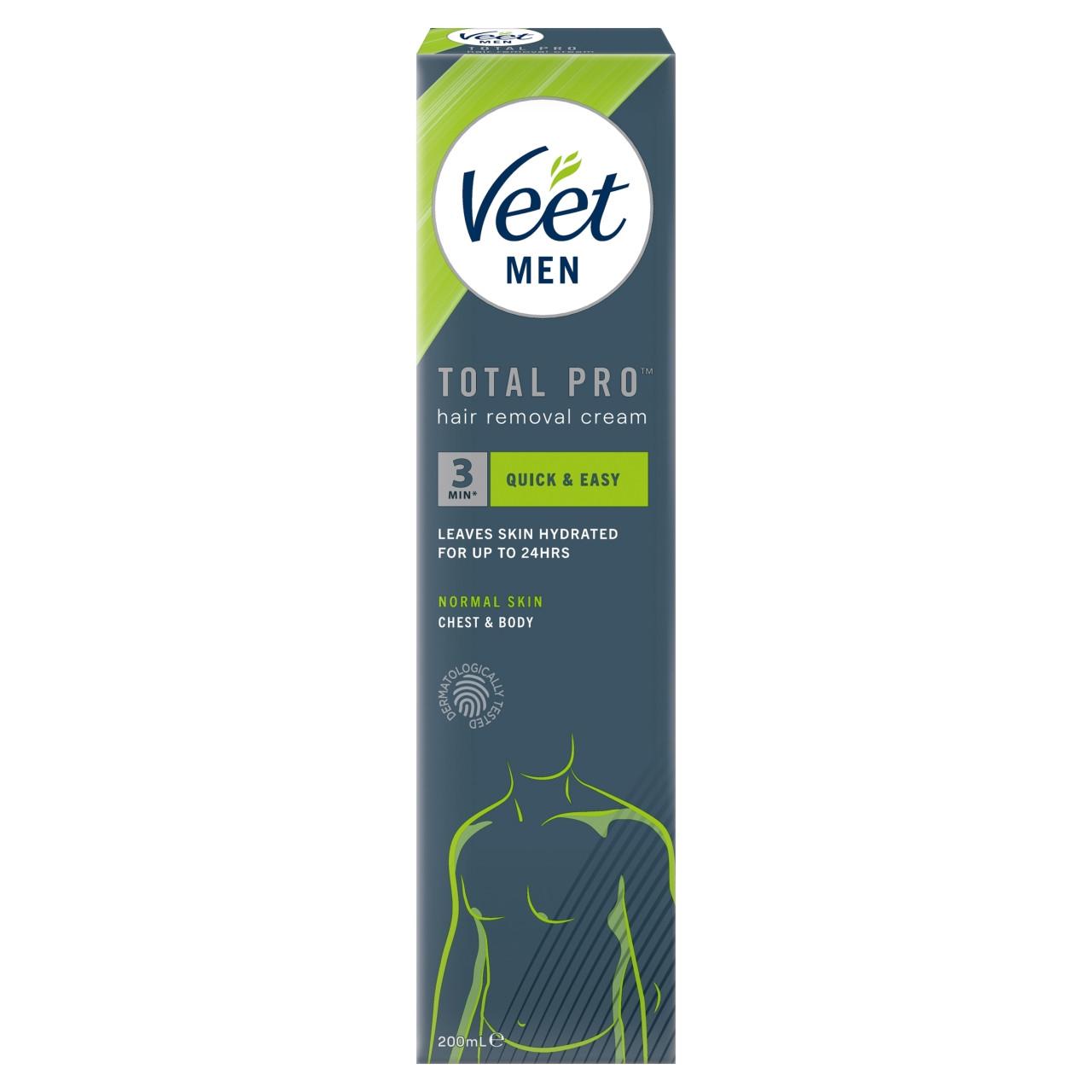 Veet Men Chest & Body Hair Removal Cream for Normal Skin 200ml Image 1