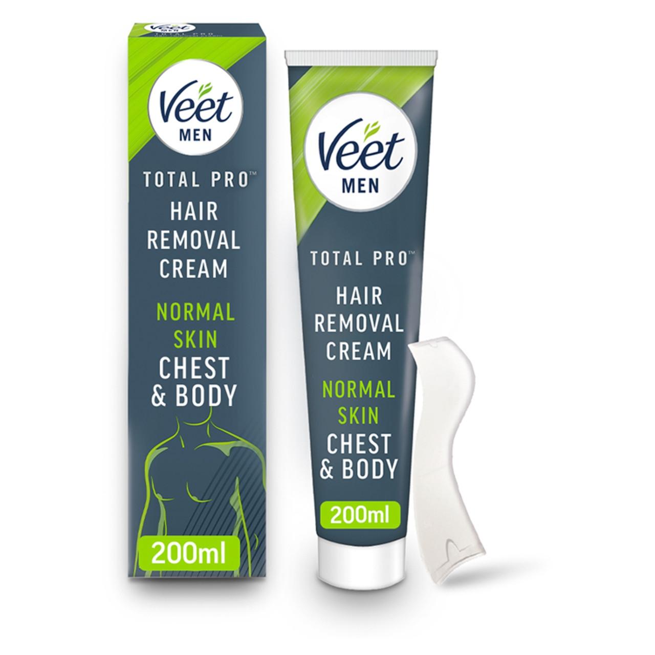 Veet Men Chest & Body Hair Removal Cream for Normal Skin 200ml Image https://cdn11.bigcommerce.com/s-g585yu857h/images/stencil/1280w/products/6397/11289/5011417561980_T517__85028.1782824249.jpg1