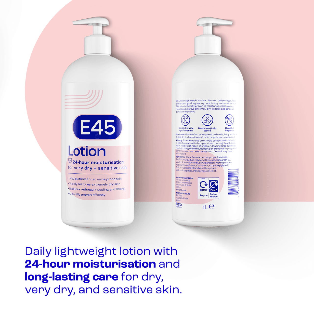 E45 Moisturiser Body Lotion for Dry & Sensitive Skin 1L Image https://cdn11.bigcommerce.com/s-g585yu857h/images/stencil/1280w/products/6422/12960/0156141C__50700.1782824257.png1