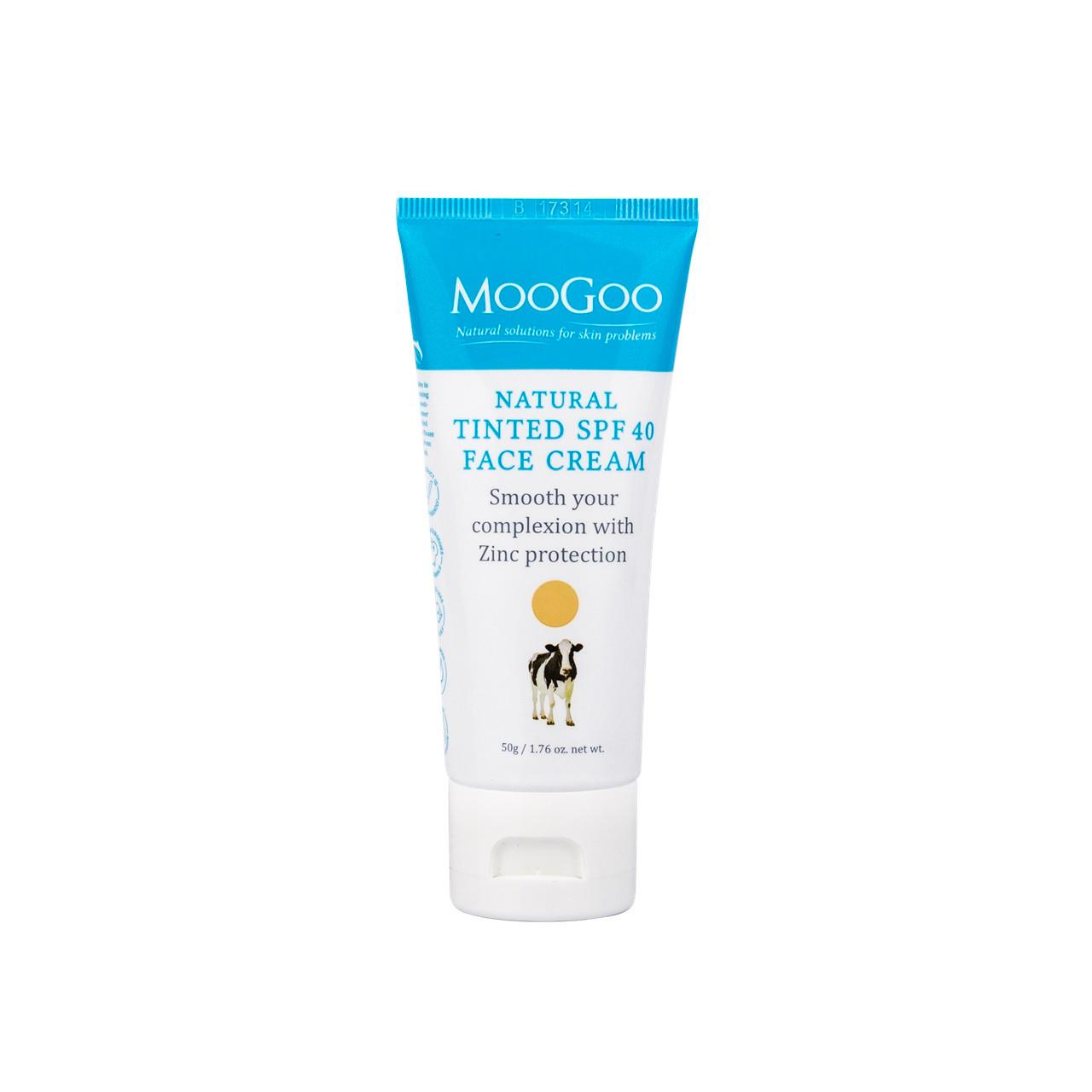 MooGoo Tinted SPF 40 Face Cream 50g Image 1