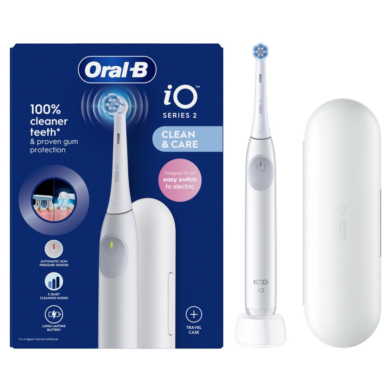Oral-B iO2 White Electric Toothbrush + Travel Case Image https://cdn11.bigcommerce.com/s-g585yu857h/images/stencil/1280w/products/6501/11344/8700216375542_T12__11495.1740668155.jpg1