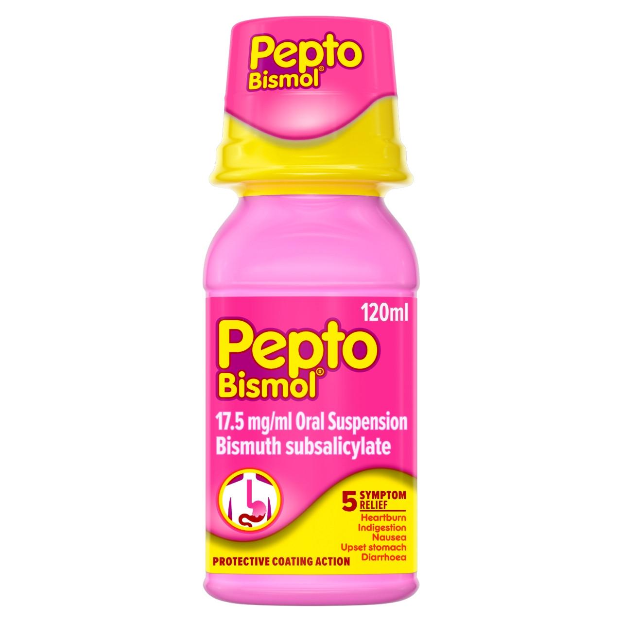 Pepto Bismol Stomach Remedy Liquid Original Flavor 120ML Image 1