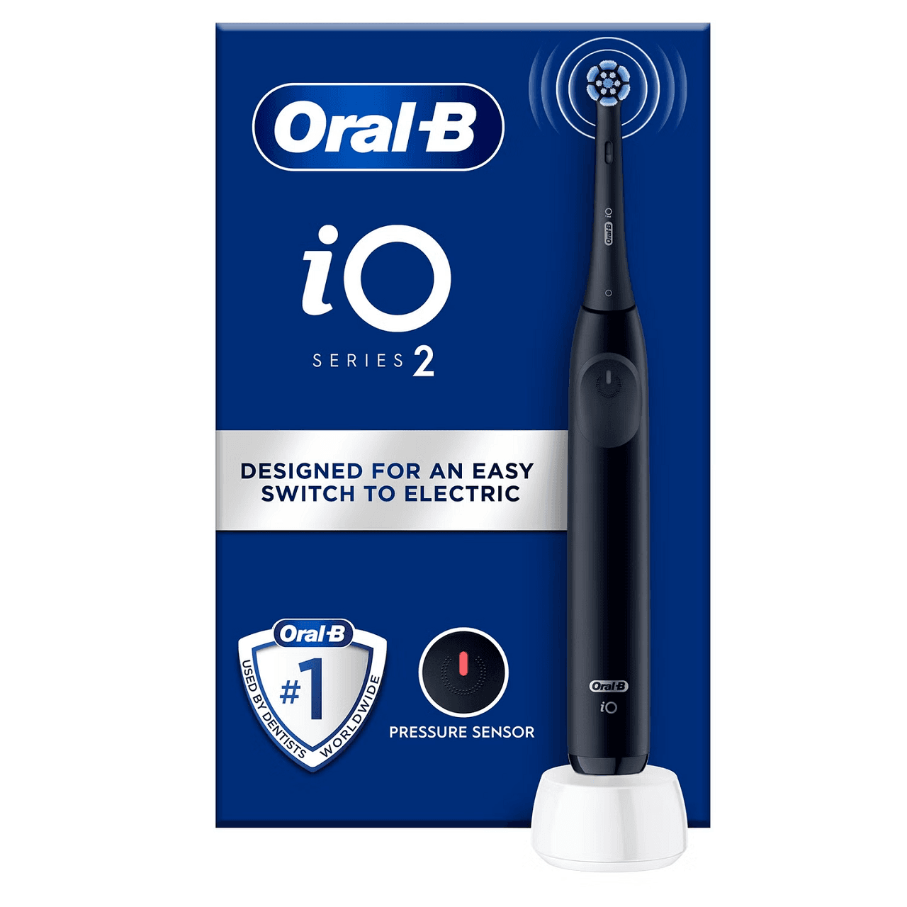 Oral-B iO2 Night Black Electric Toothbrush Image 1