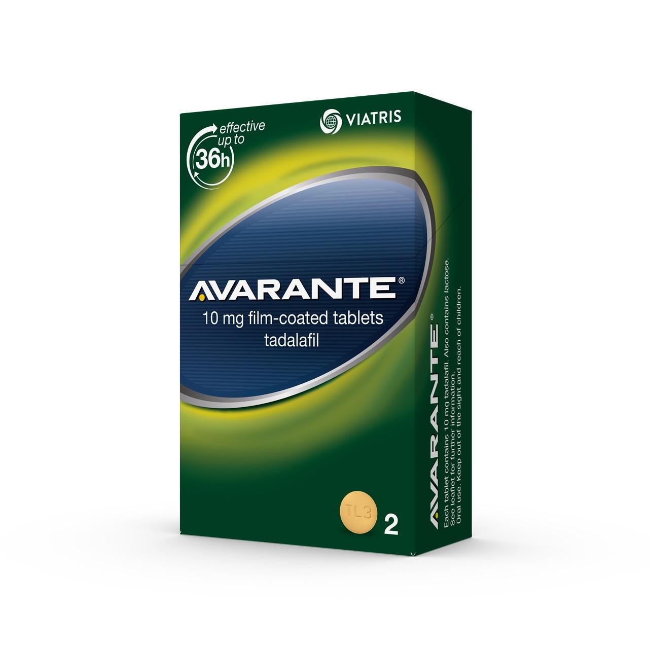 Avarante Tab 10mg 2 Pack Image 1