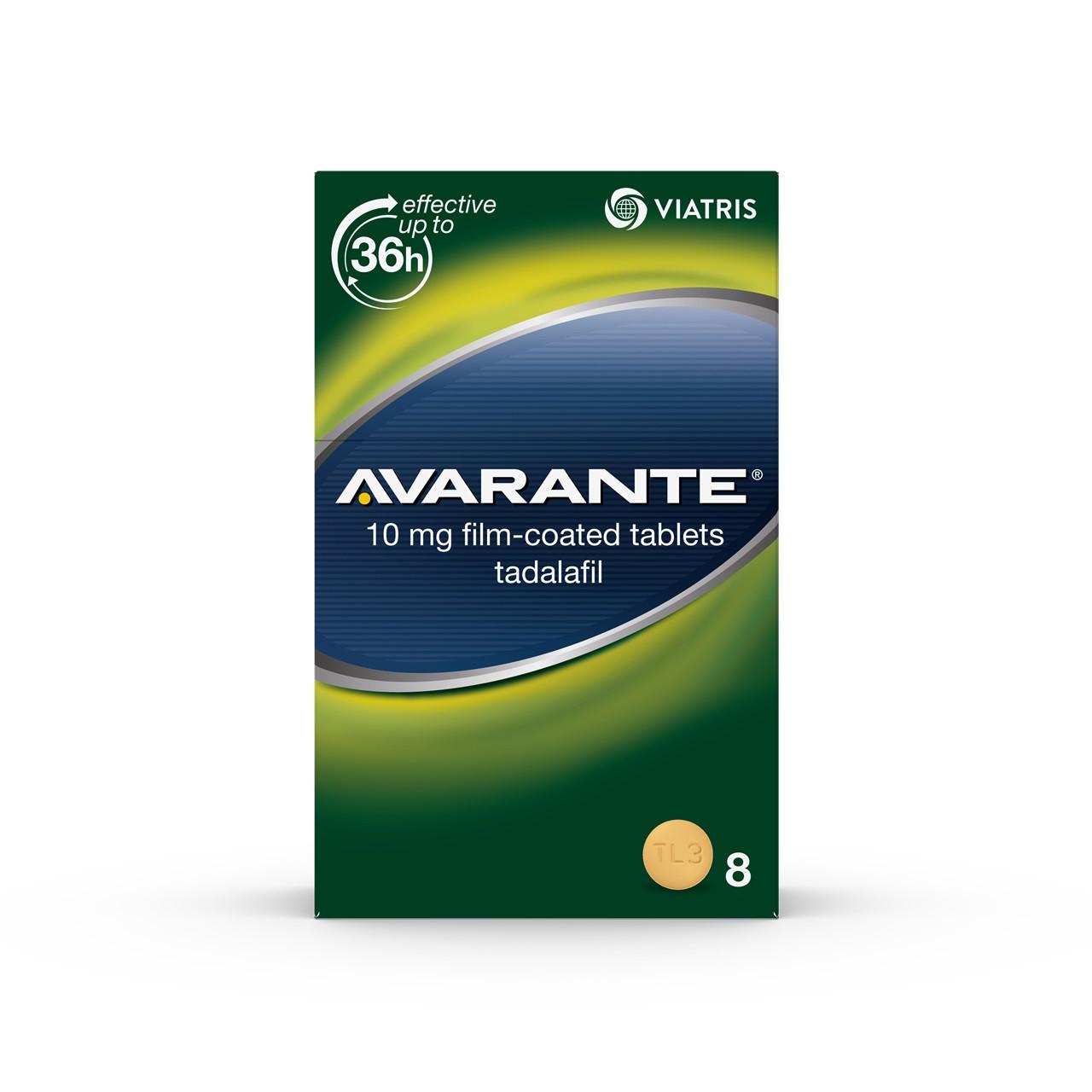 Avarante Tab 10mg 8 Pack Image 1