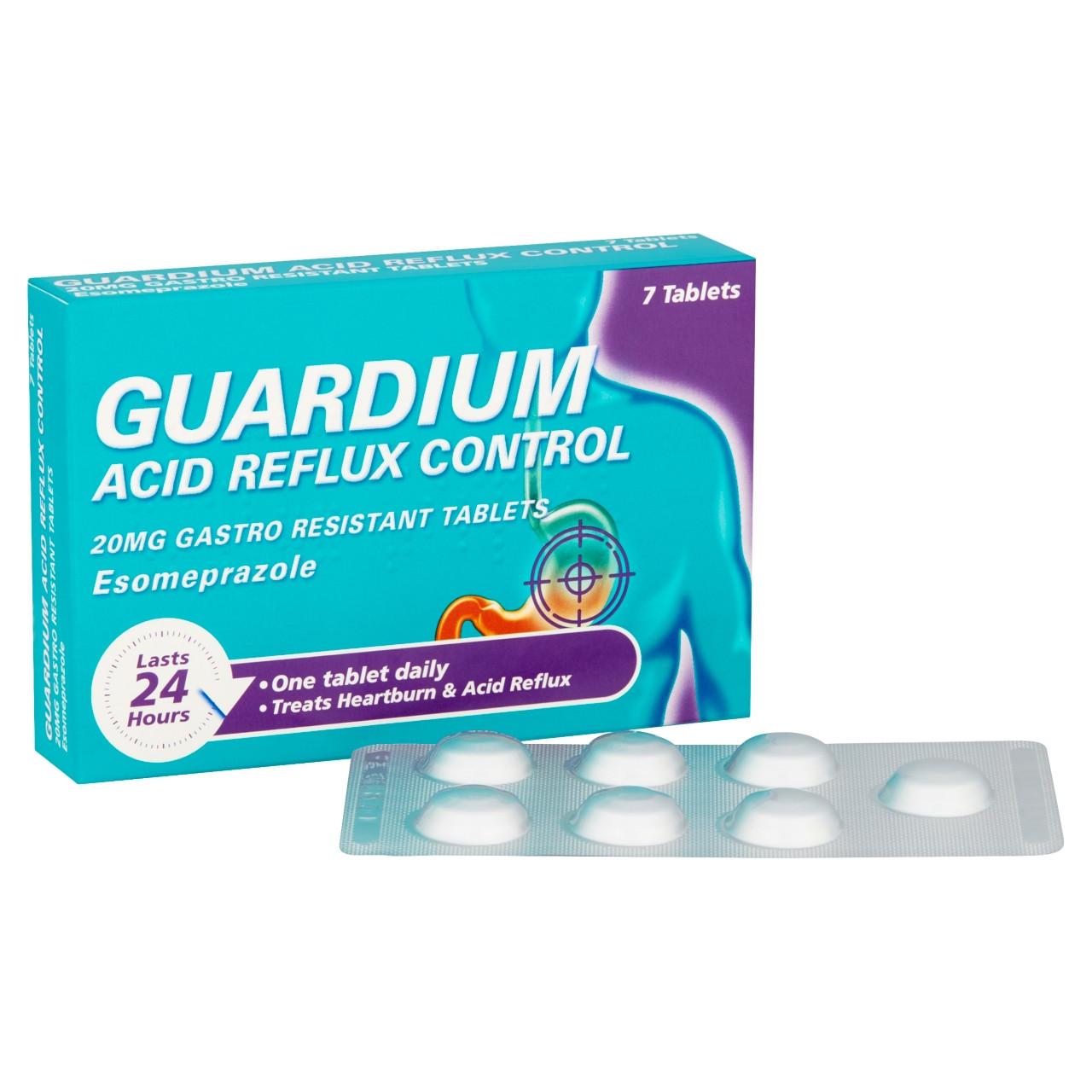 Guardium Acid Reflux Control Tablets 7 Tablets Image 1