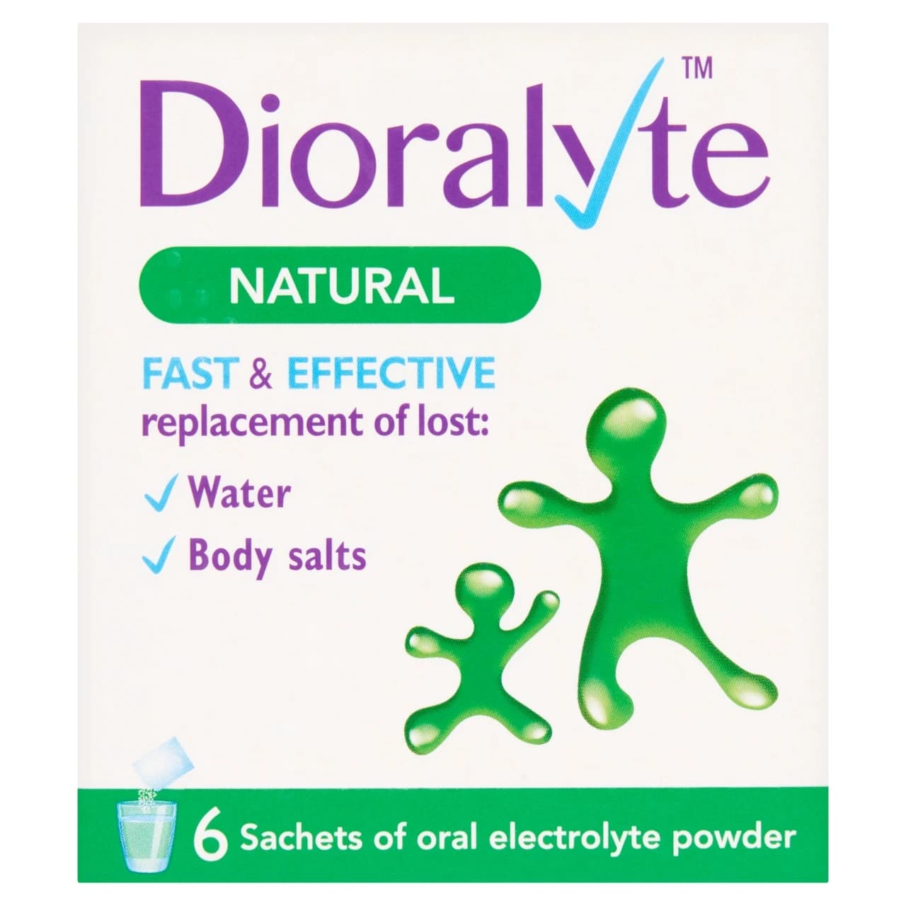Dioralyte Sachets Natural 6 Sachets Image 1