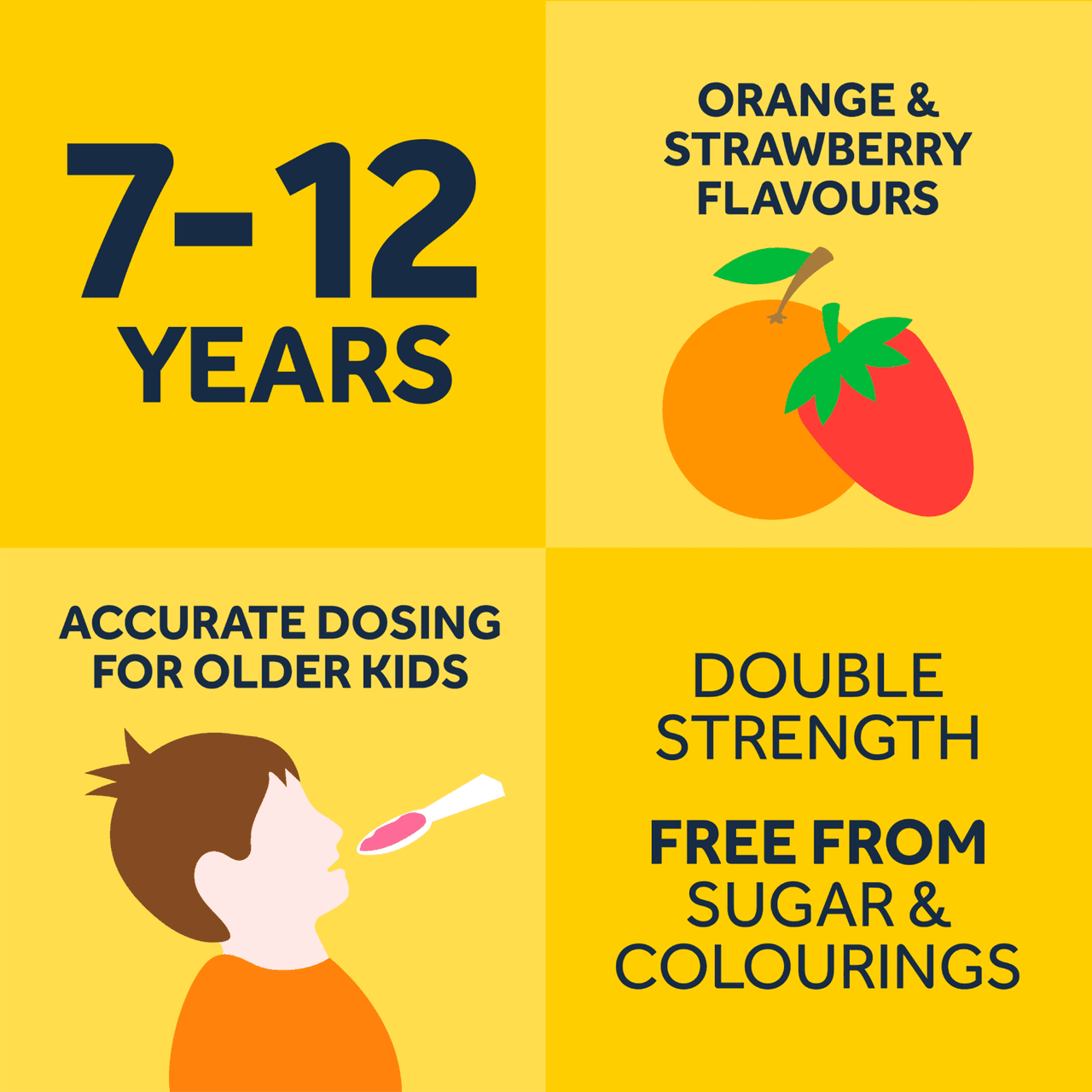 Nurofen Double Strength For Children 7-12 years Strawberry Flavour 100ml Image https://cdn11.bigcommerce.com/s-g585yu857h/images/stencil/1280w/products/6598/11586/5011417573266_T60__28939.1740668160.png1