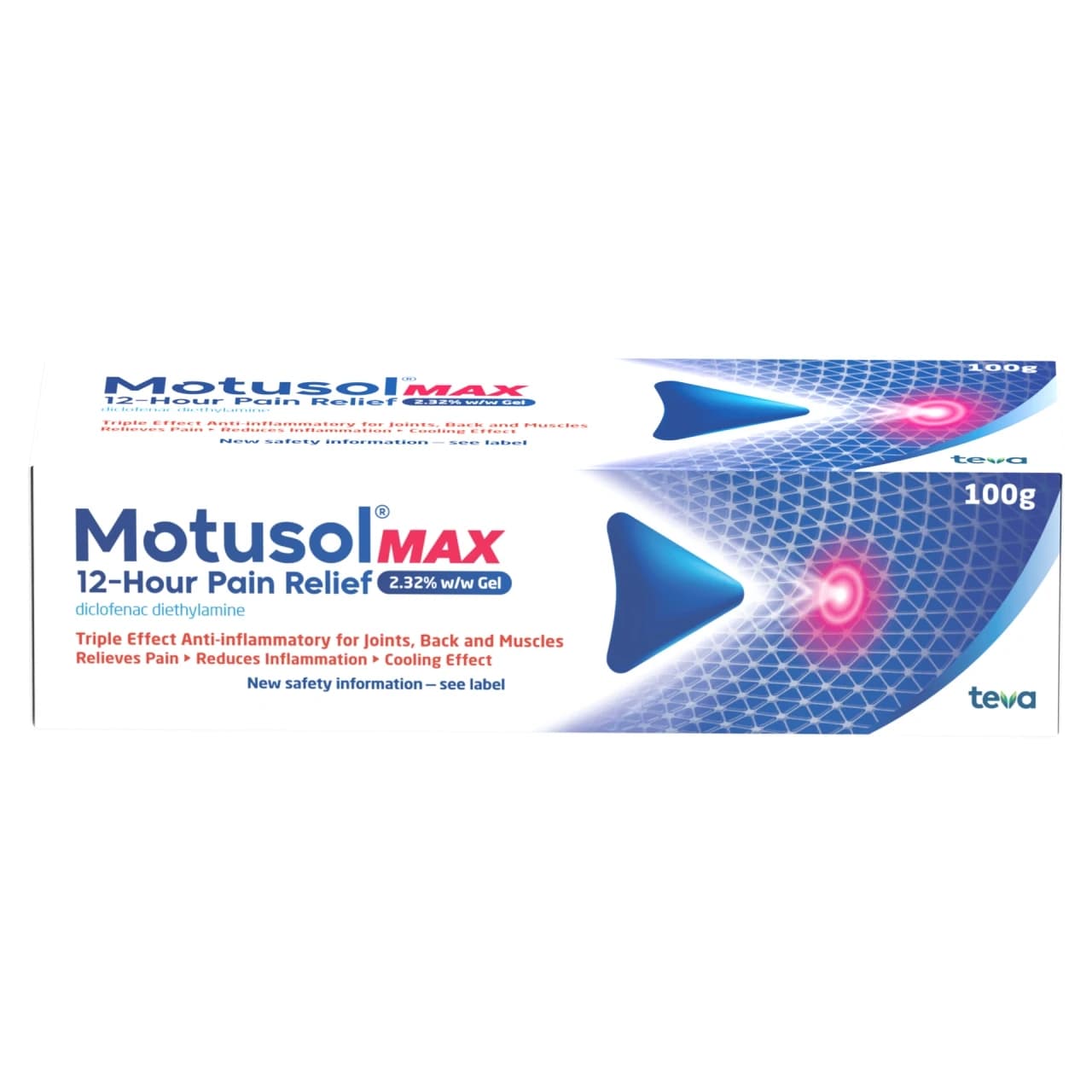 Motusol Max 2.32% w/w Diclofenac Gel 100g Image 1