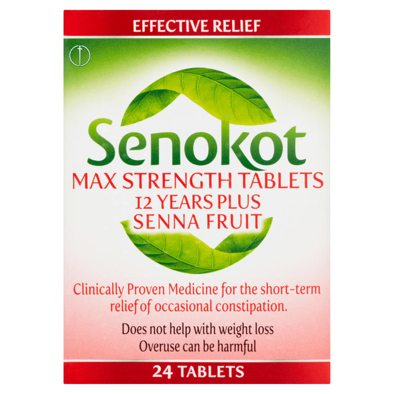Senokot Max Strength (12 Years Plus) 24 Tablets Image 1