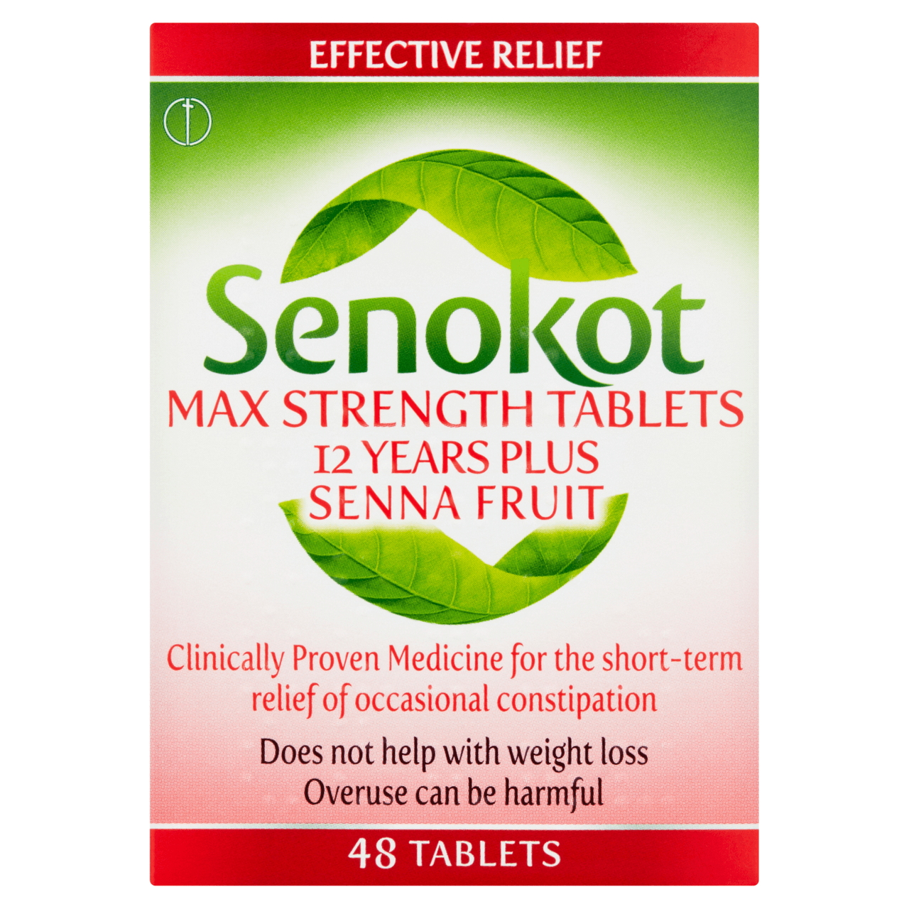Senokot Max Strength (12 Years Plus) 48 Tablets Image 1