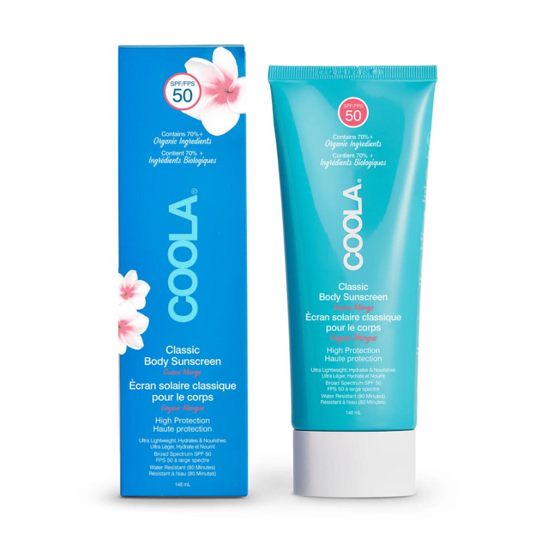 Coola Organic Classic Body Sun Cream Lotion Spf50 Guava Mango 148ml Image 1
