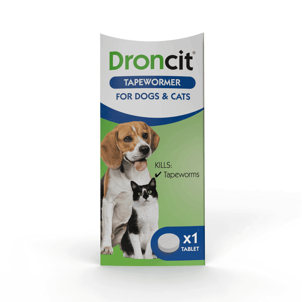Droncit Tapewormer Tablets for Cats and Dogs Image 1