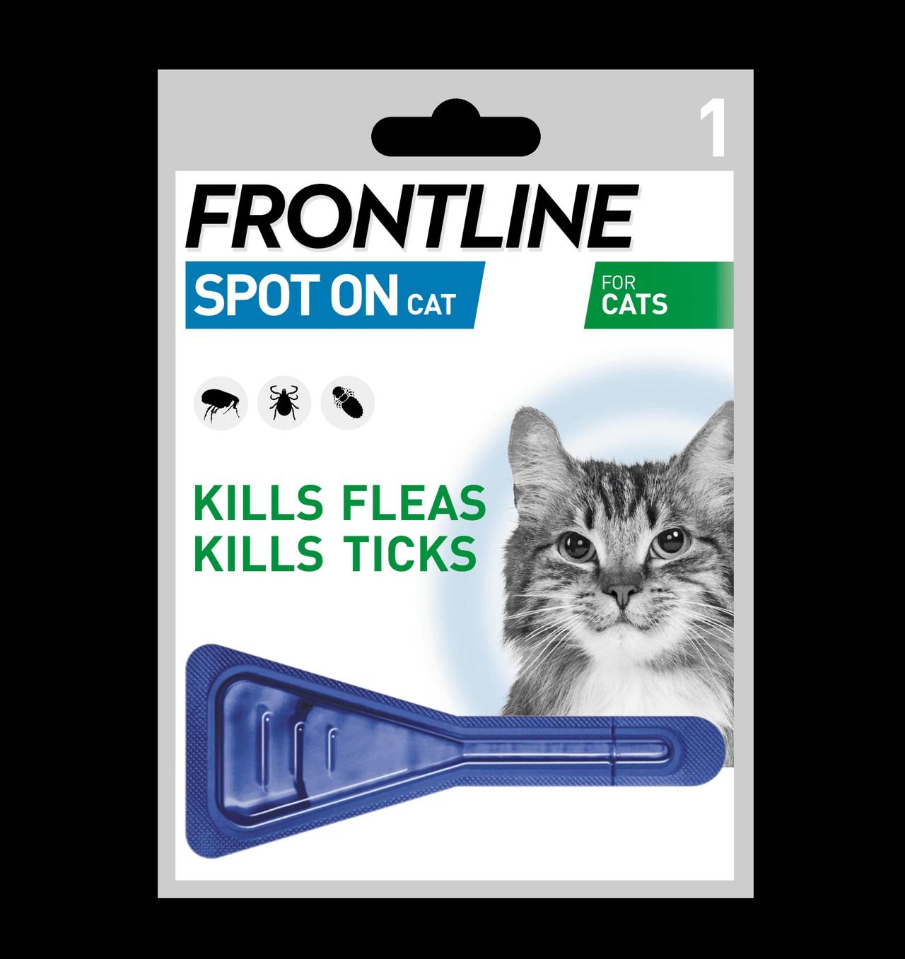 FRONTLINE SPOT ON Flea & Tick Treatment Cat Image https://cdn11.bigcommerce.com/s-g585yu857h/images/stencil/1280w/products/6970/12054/FRONTLINE--SPOT-ON-Flea-%26-Tick-Treatment-Cat-Pack-of-1__11988.1740141473.png1