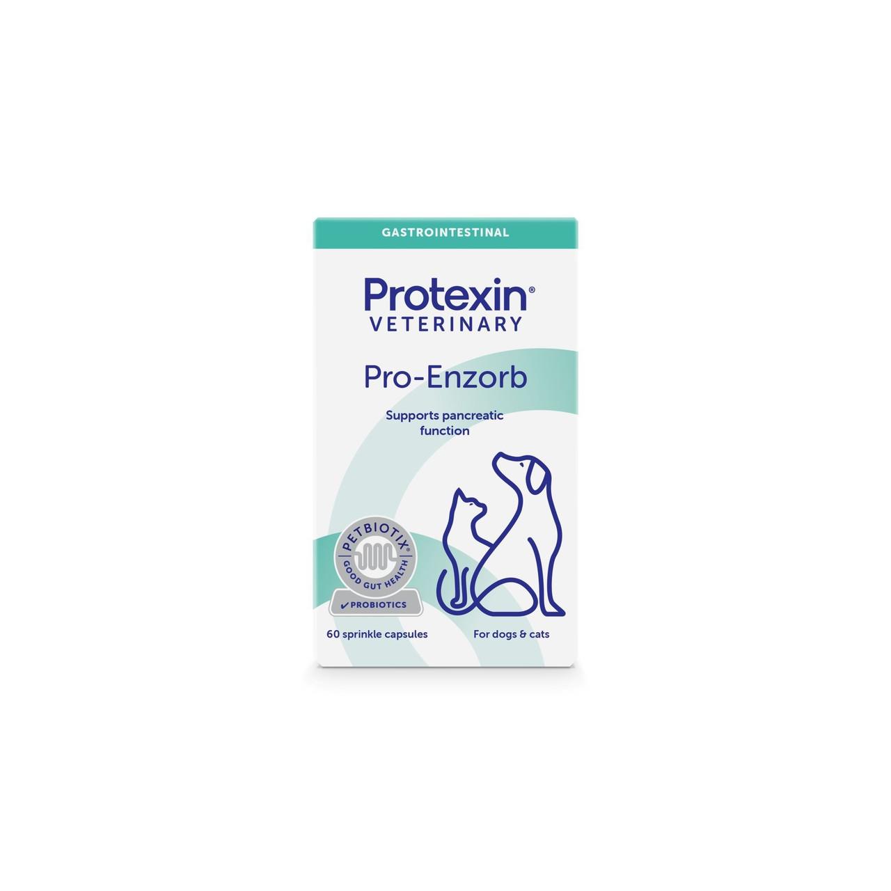 Protexin Pro-Enzorb for Dogs and Cats 60 Capsules Image 1